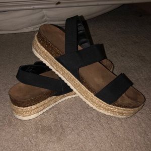 Madden Girl Black Ankle sandals